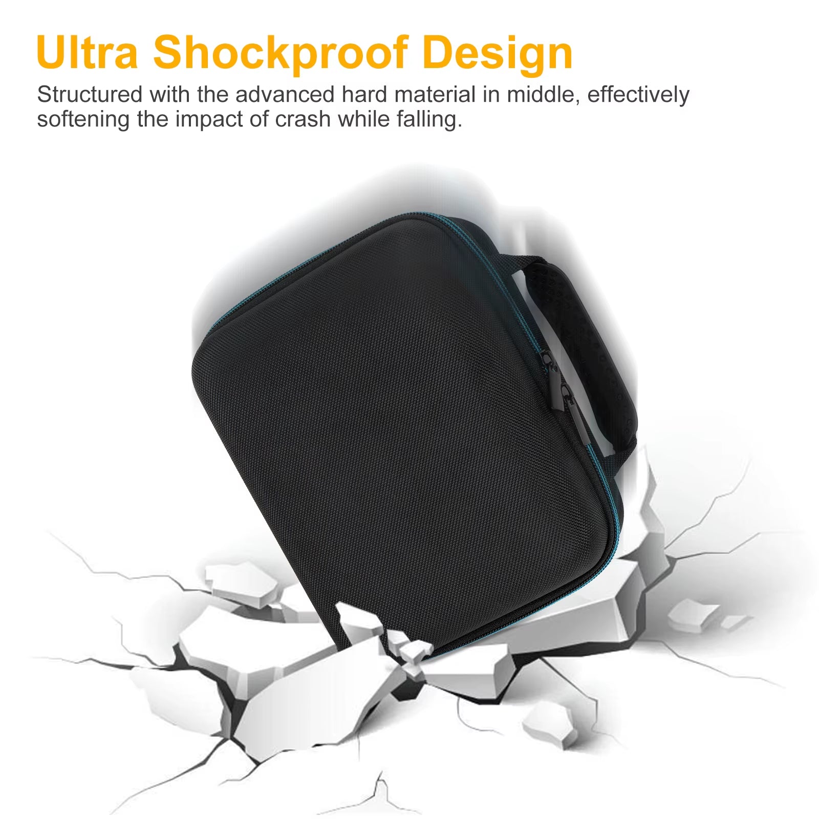 For Magcubic HY300/HY300 Pro/Hy300 Mini Projector Storage Bag Hard EVA Carrying Case Travel Storage for Projector Accessories