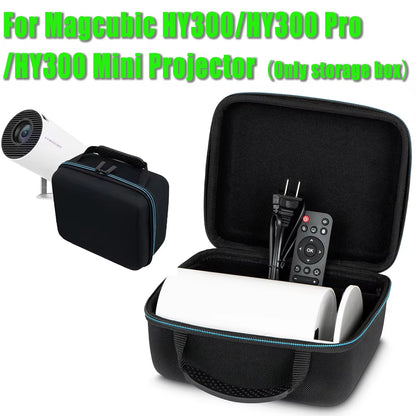For Magcubic HY300/HY300 Pro/Hy300 Mini Projector Storage Bag Hard EVA Carrying Case Travel Storage for Projector Accessories